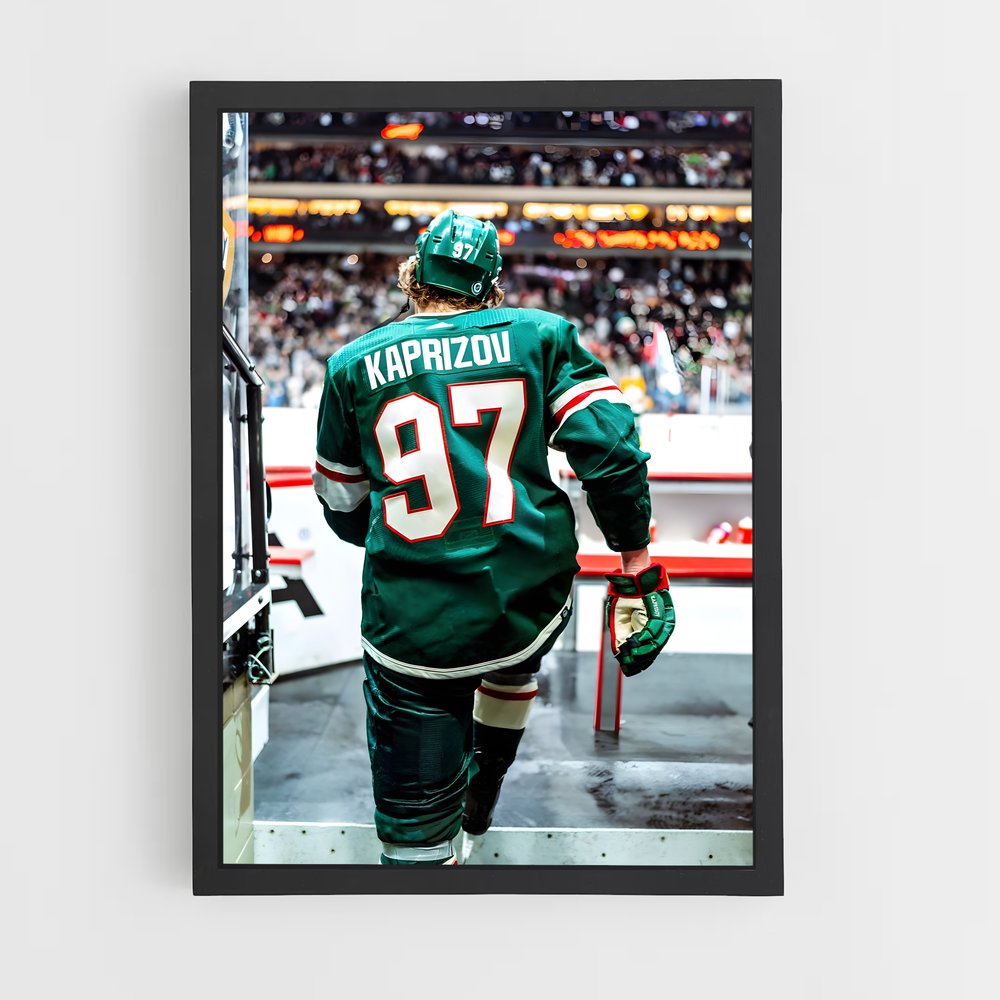 Poster Kirill kaprizov – affiche Hockey sur glace (vue 2)